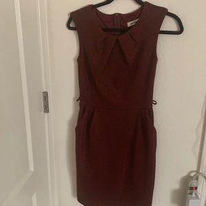 Sparkly purple zip up dress